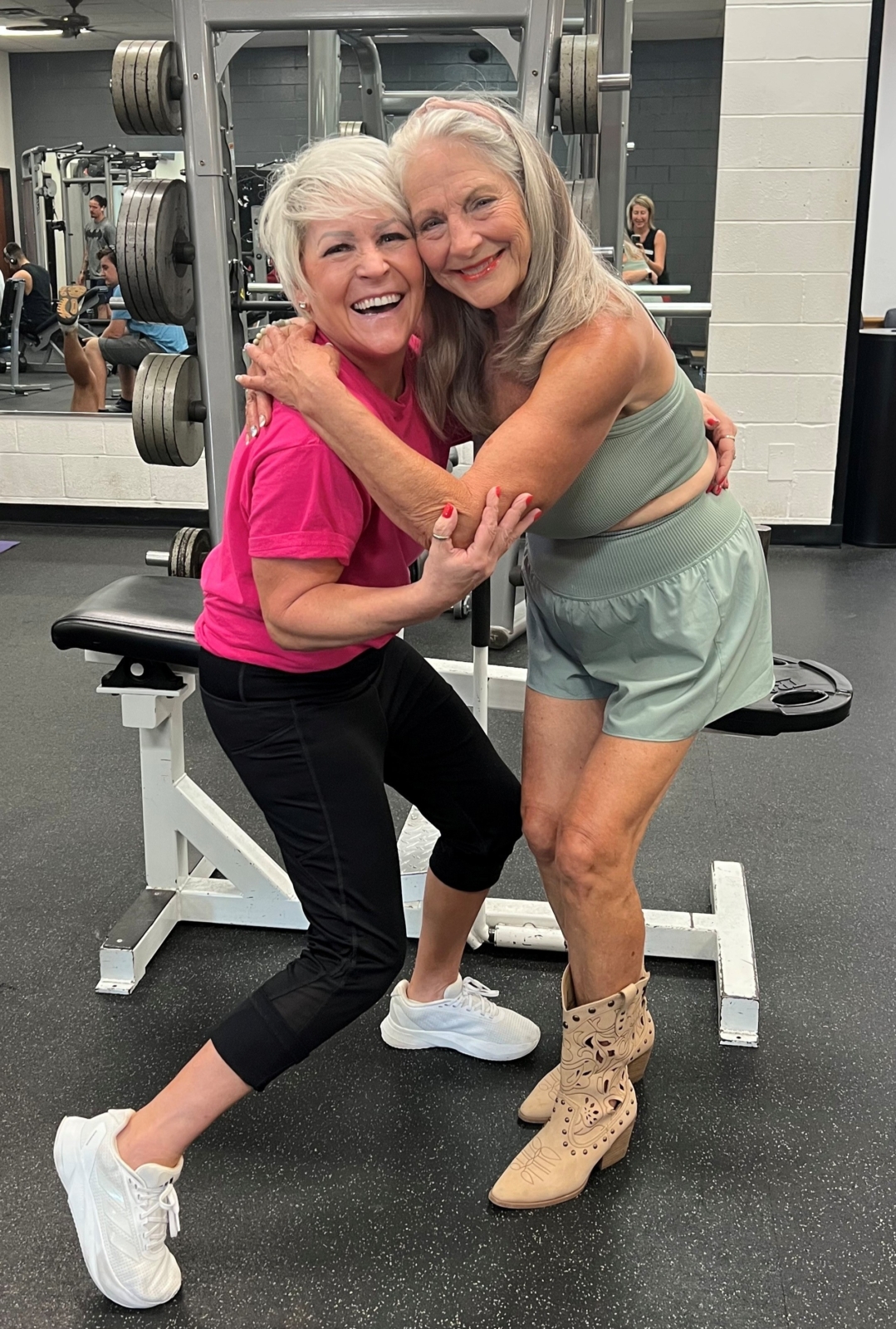 crystal and friend